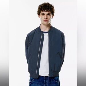 Gray Pull and Bear Jacket